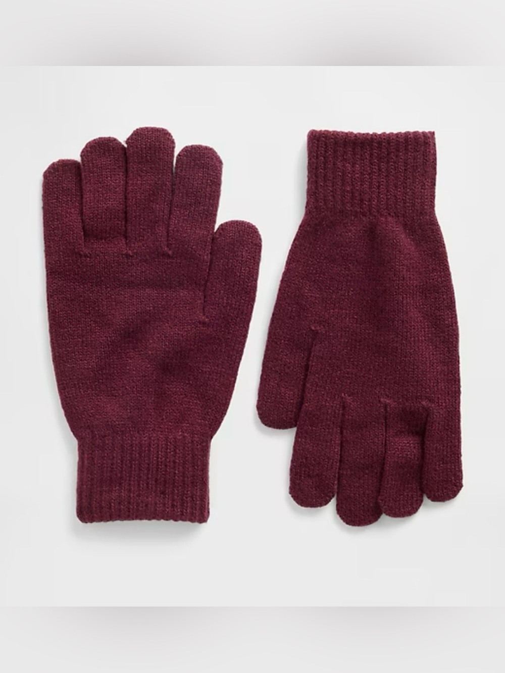 GAP Cozy Gloves in Tuscan Red NWT